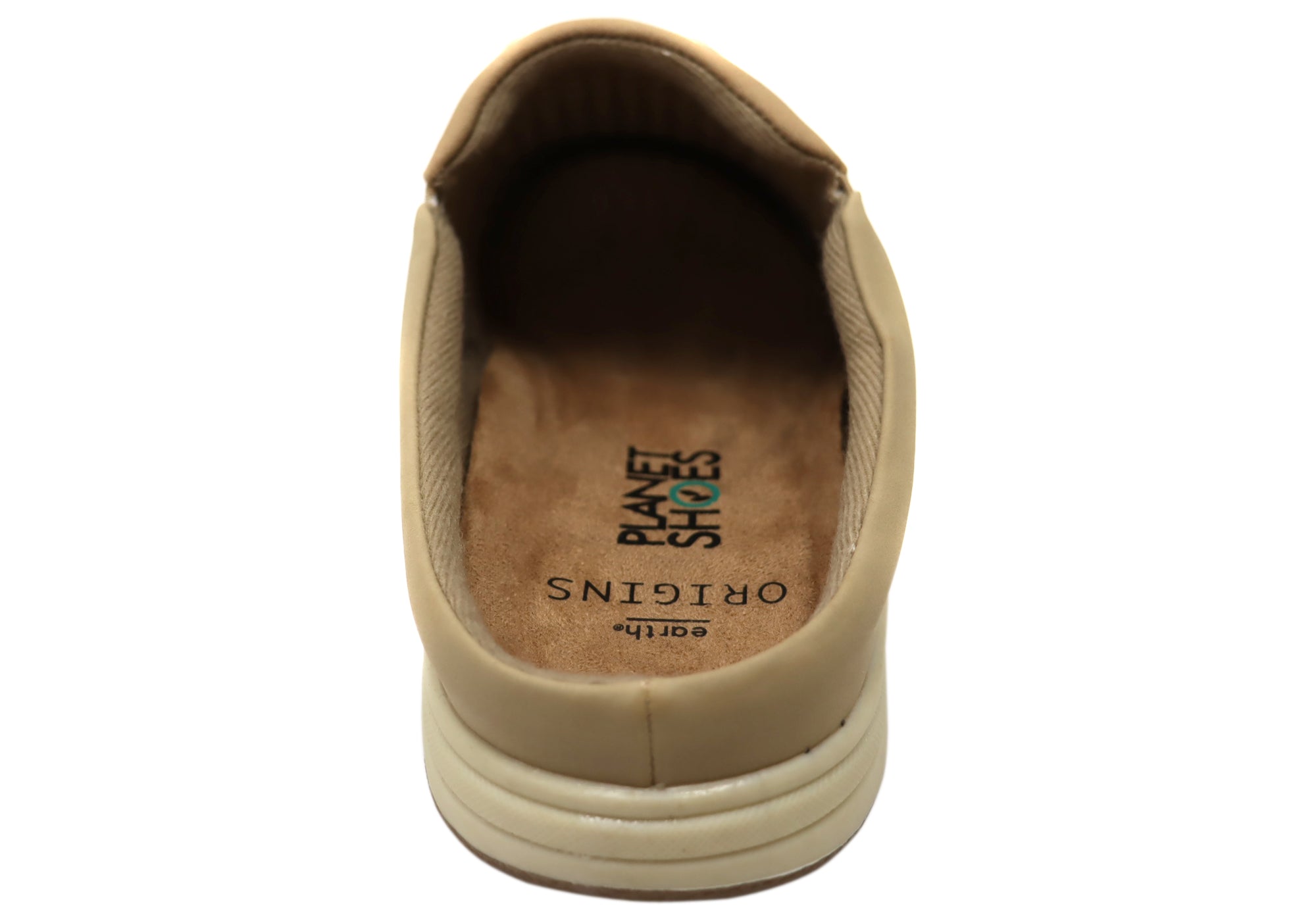 Planet Shoes Emilia Women's Leather Open Back Comfortable Mule Slides - Perfect for Casual Wear, Office & Summer Outfits