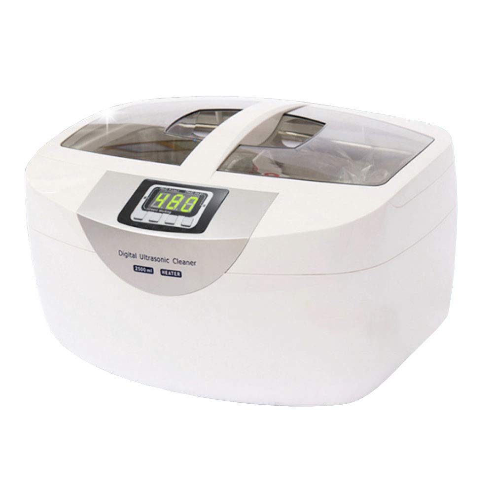 Professional Ultrasonic Cleaner 2.5L with Heater & Digital Timer - Jewelry, Eyeglasses, Watch, Toy, Fruit Cleaning Machine for Home & Commercial Use | Perfect for Jewelers, Dentists, Home Cleaning & Small Businesses