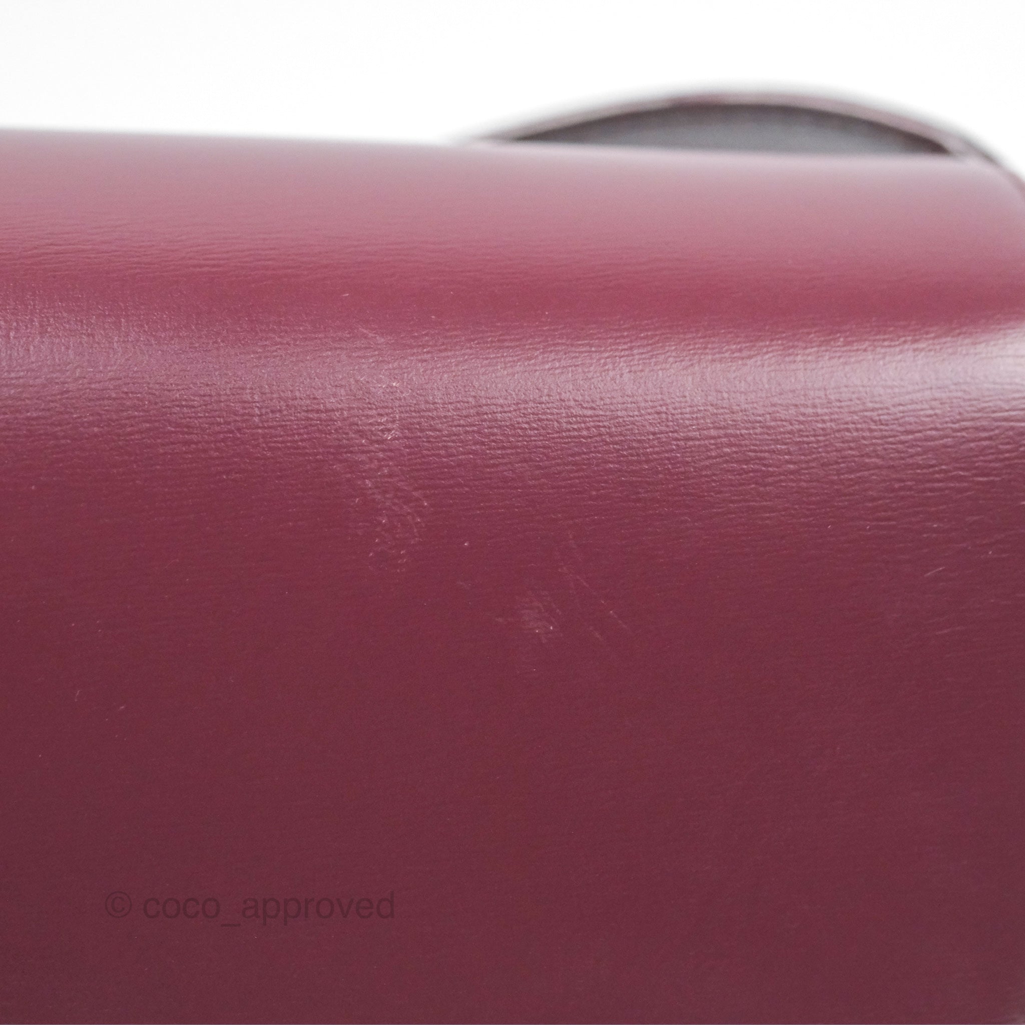 Celine Medium Triomphe Bag in Acai Burgundy Shiny Calfskin Leather - Luxury Crossbody Purse for Women, Perfect for Work, Travel & Evening Events