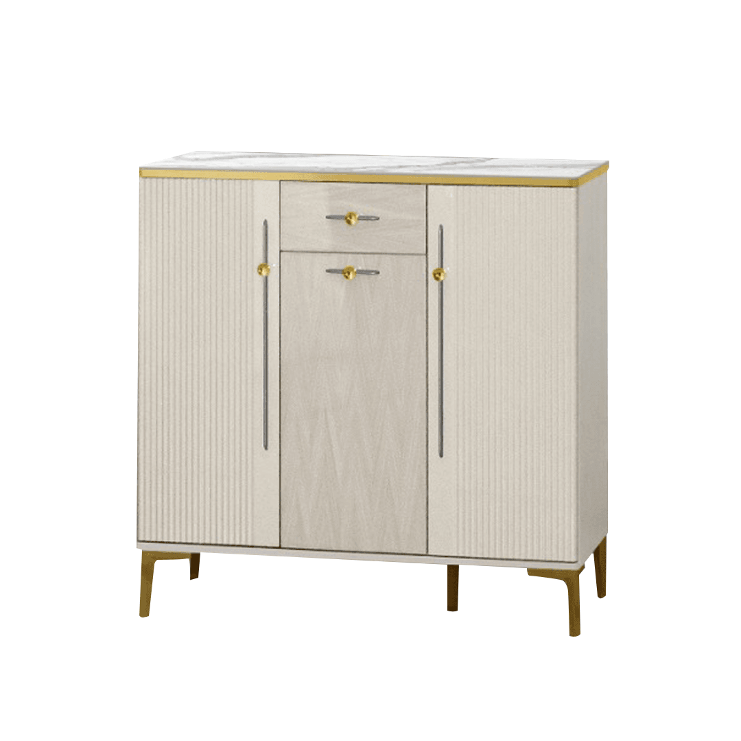 Dulvie 3 Door Shoe Storage Cabinet - 100cm Wide Organizer for Entryway, Closet & Bedroom - Space Saving Shoe Rack for Sneakers, Boots & Heels