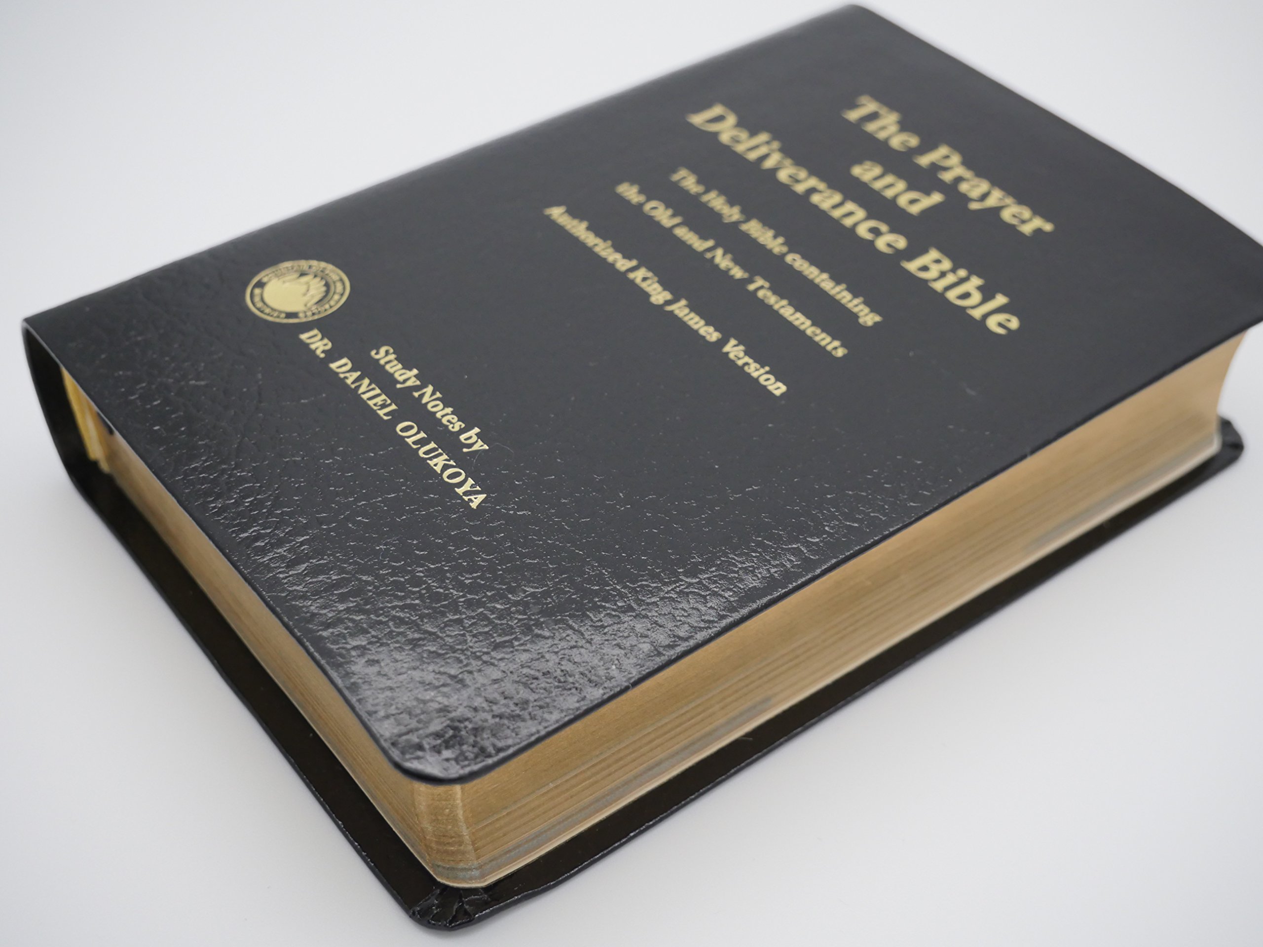 KJV Olukoya Prayer and Deliverance Bible - Black Indexed Edition for Spiritual Warfare and Deliverance Prayers | Perfect for Daily Devotion and Bible Study
