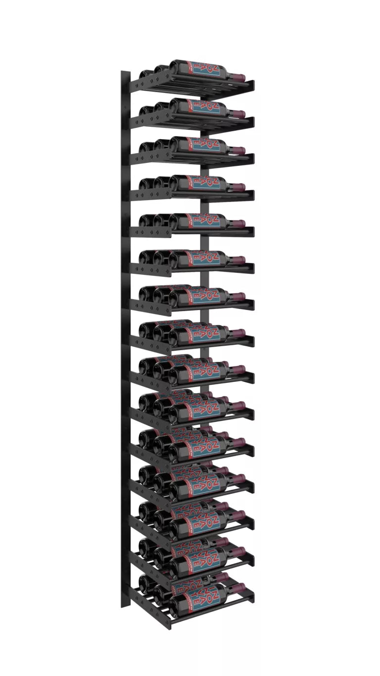 VintageView Evolution 75-Inch Wall Mounted Wine Rack Kit - Holds 15 to 45 Bottles - Space Saving Wine Storage Solution for Home Bar, Kitchen, Dining Room & Wine Cellar Organization