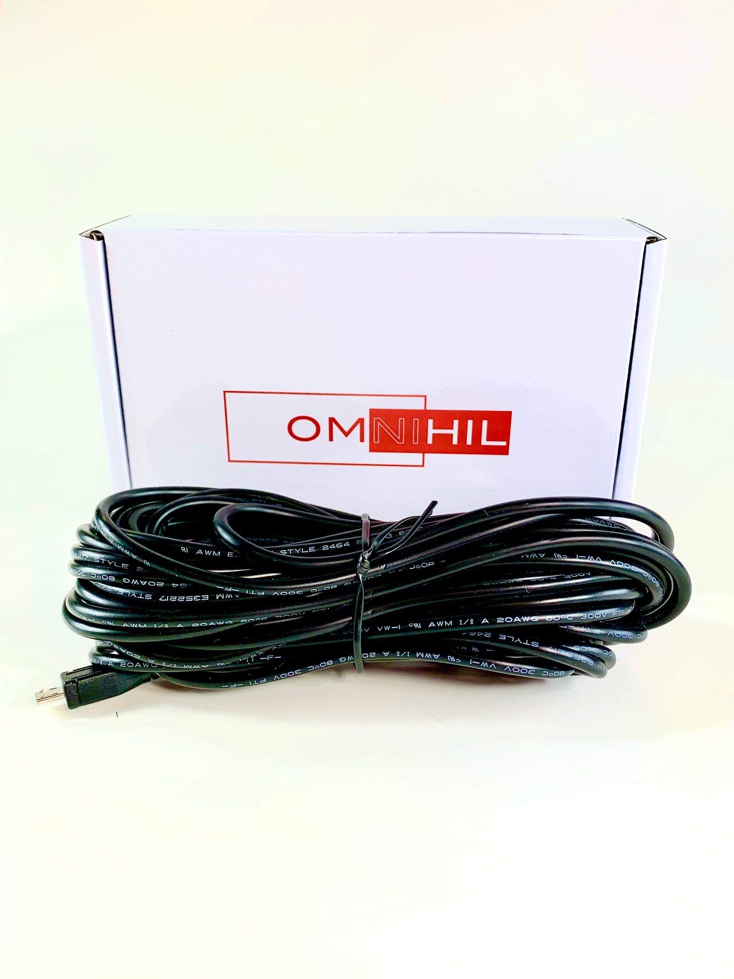 OMNIHIL 30ft High-Speed USB 2.0 Charging Cable for Motorola T260 Talkabout Two-Way Radio - Perfect for Outdoor Adventures, Camping & Emergency Communication
