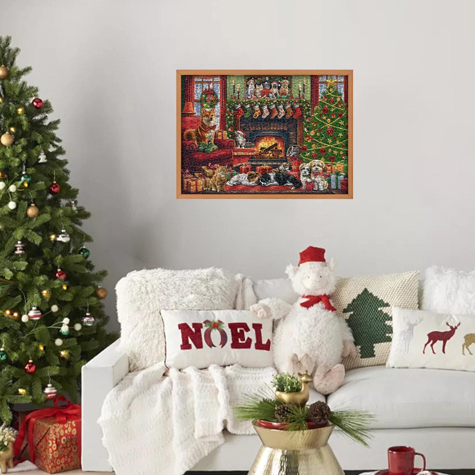 24-Day Christmas Advent Calendar Puzzle for Dogs - 1000 Piece Holiday Countdown Puzzle | Fun Christmas Activity for Pet Lovers & Family Bonding Time