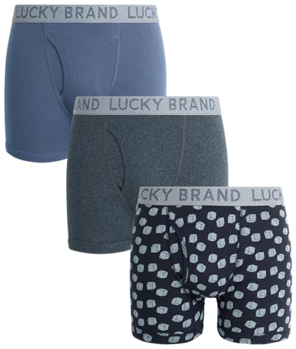 Blue Heather/Print/Charcoal