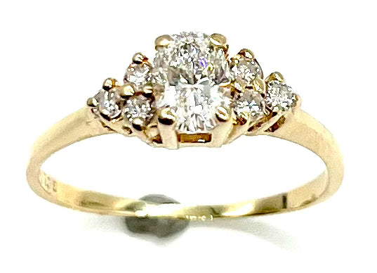 1.5 Carat Oval Cut Diamond Engagement Ring for Women - 14K White Gold Wedding Band with Sparkling Solitaire Stone - Perfect for Proposals, Anniversaries & Special Occasions