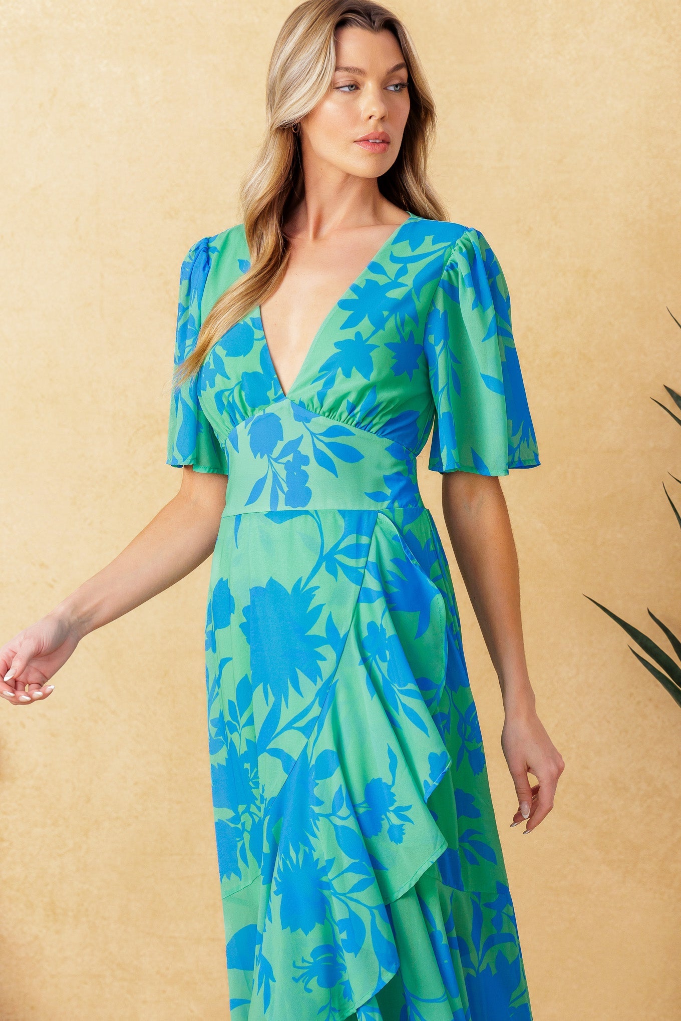 Forever Daydreaming Woven Midi Dress - Flowy Boho Summer Dress for Women, Beach Wedding Guest Outfit & Vacation Dress