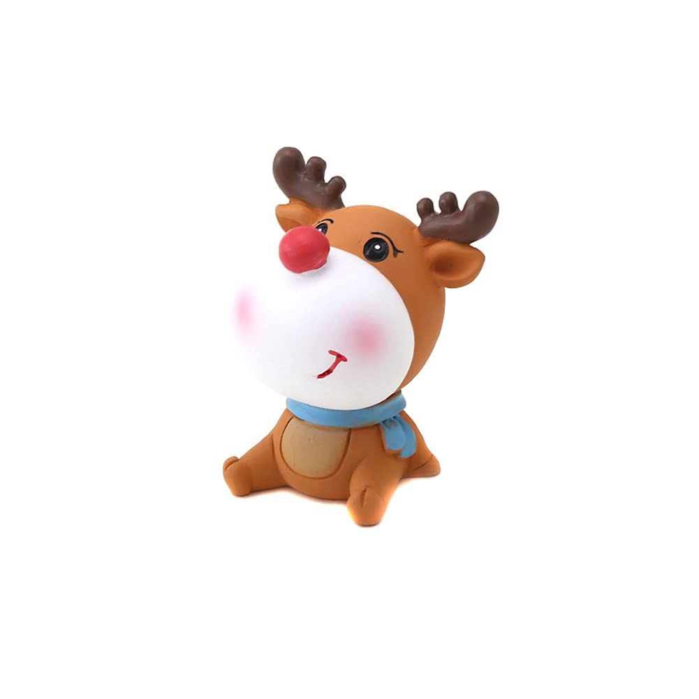 Cute Cartoon Deer Car Dashboard Decor - Fun Shaking Head Animal Car Accessory for Home & Auto Interior Decoration | Perfect for Car Lovers & Gift Giving