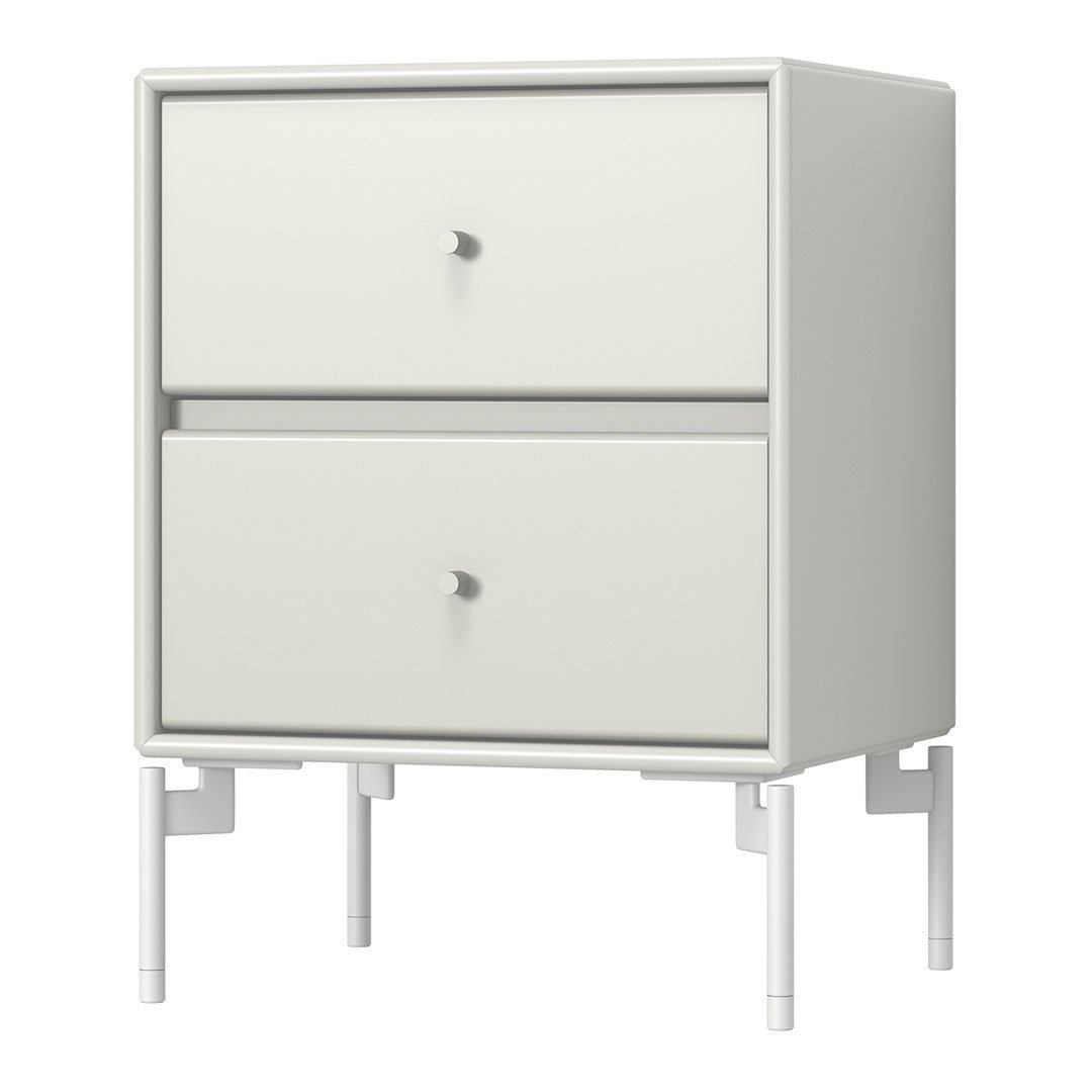 Modern Wooden Drift Bedside Table with Sturdy Legs - Perfect for Bedroom, Living Room, or Office Nightstand