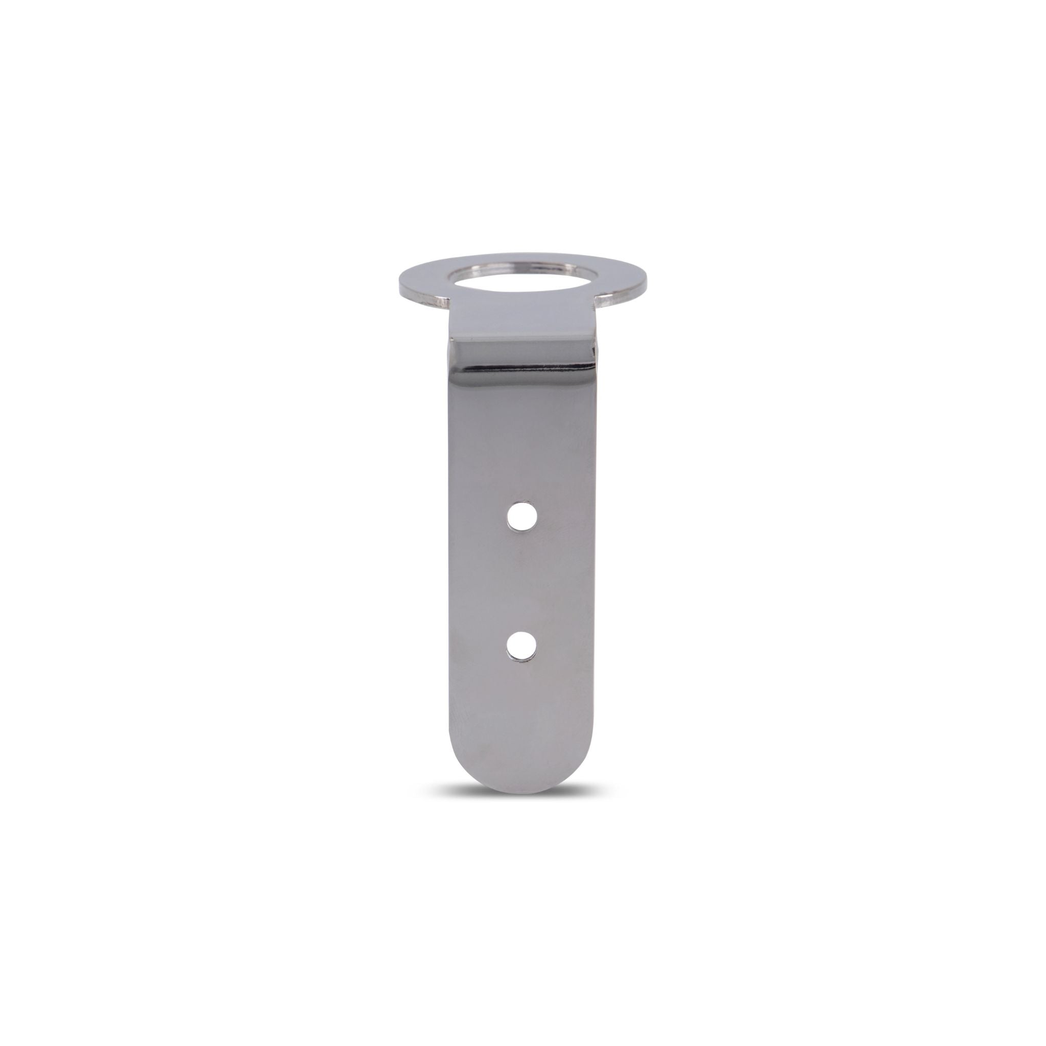 Floating Soap Dispenser Holder - Chrome Bathroom Organizer for Sink Countertop | Modern Soap Pump Stand for Kitchen & Bathroom Decor
