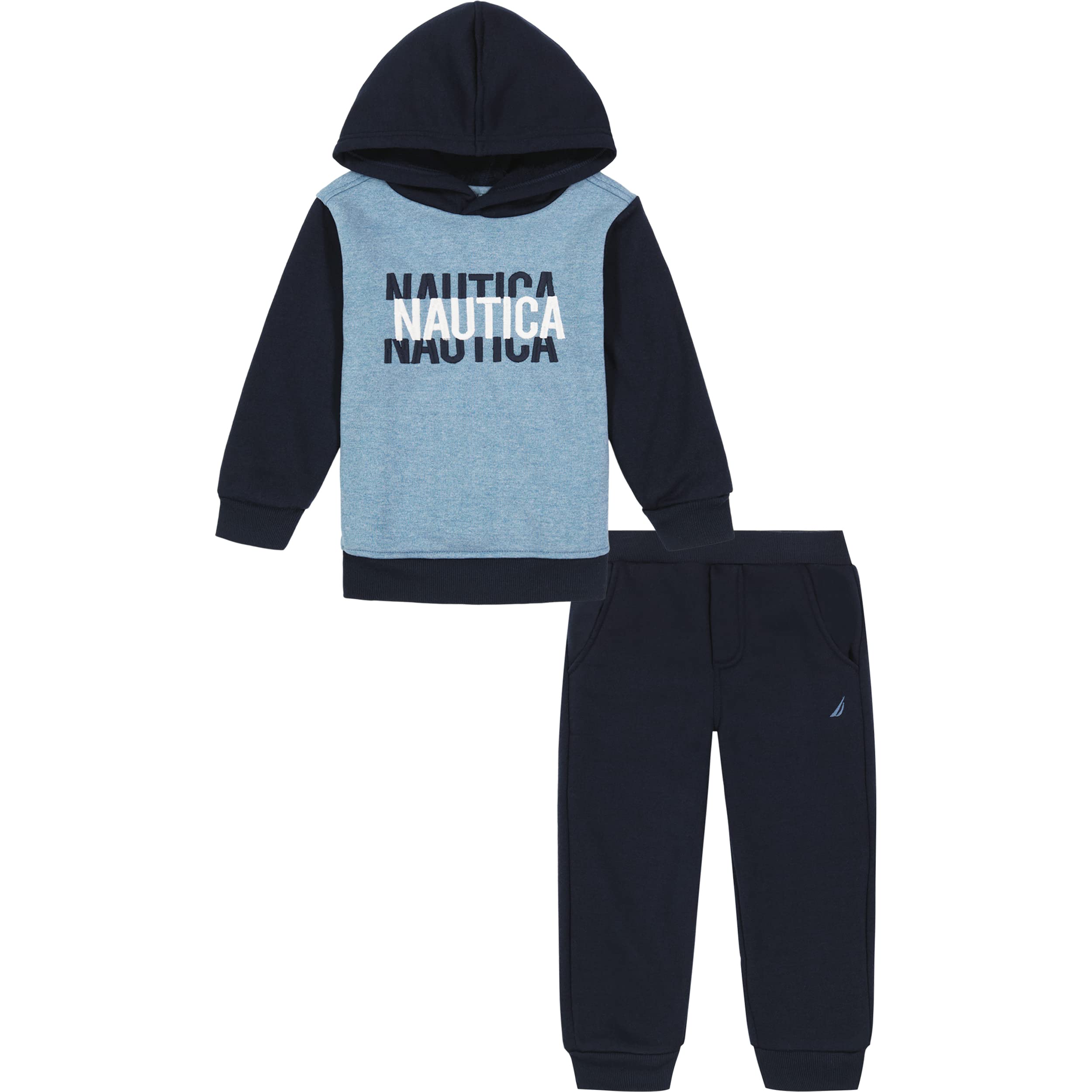 Nautica Baby Boys' 2-Piece Fleece Set - Soft & Cozy Winter Outfit for Toddlers | Perfect for Playdates, Family Outings & Photo Shoots