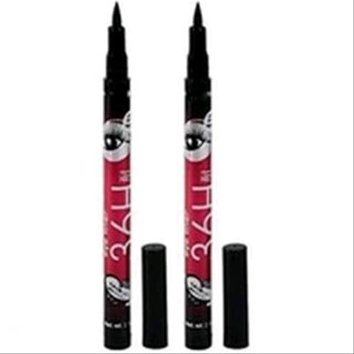 Yanqina Waterproof Eyeliner Set of 2 - Black & Brown Long Lasting Liquid Eyeliners for Smudge-Proof Makeup | Perfect for Daily Wear, Night Out & Professional Makeup Artists