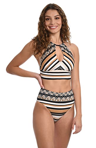 Brown//70's Stripe