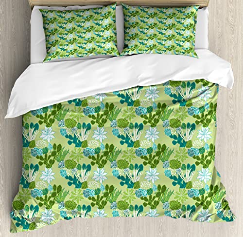 Green and Turquoise