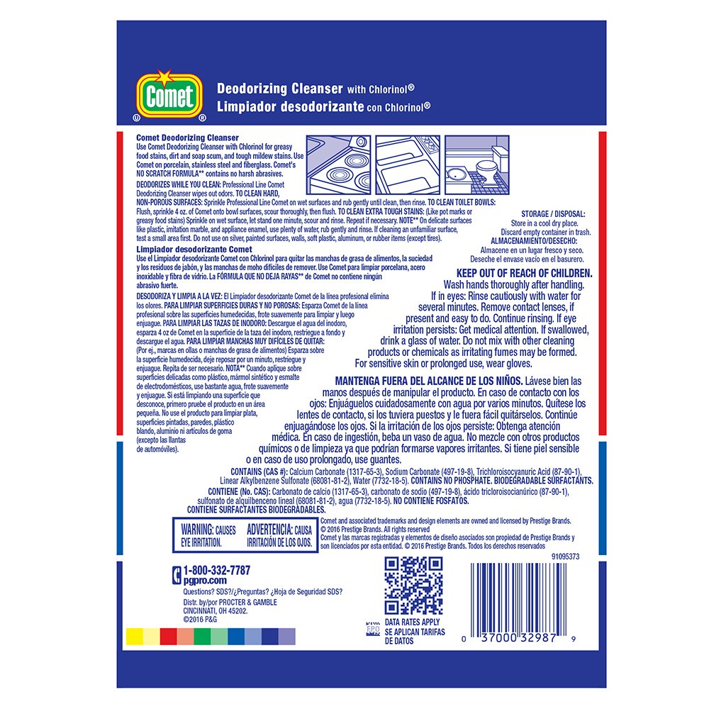 Chlorinol Powder Cleanser - 21 oz Canister for Deep Cleaning & Stain Removal | Ideal for Laundry, Kitchen, Bathroom & Household Surfaces