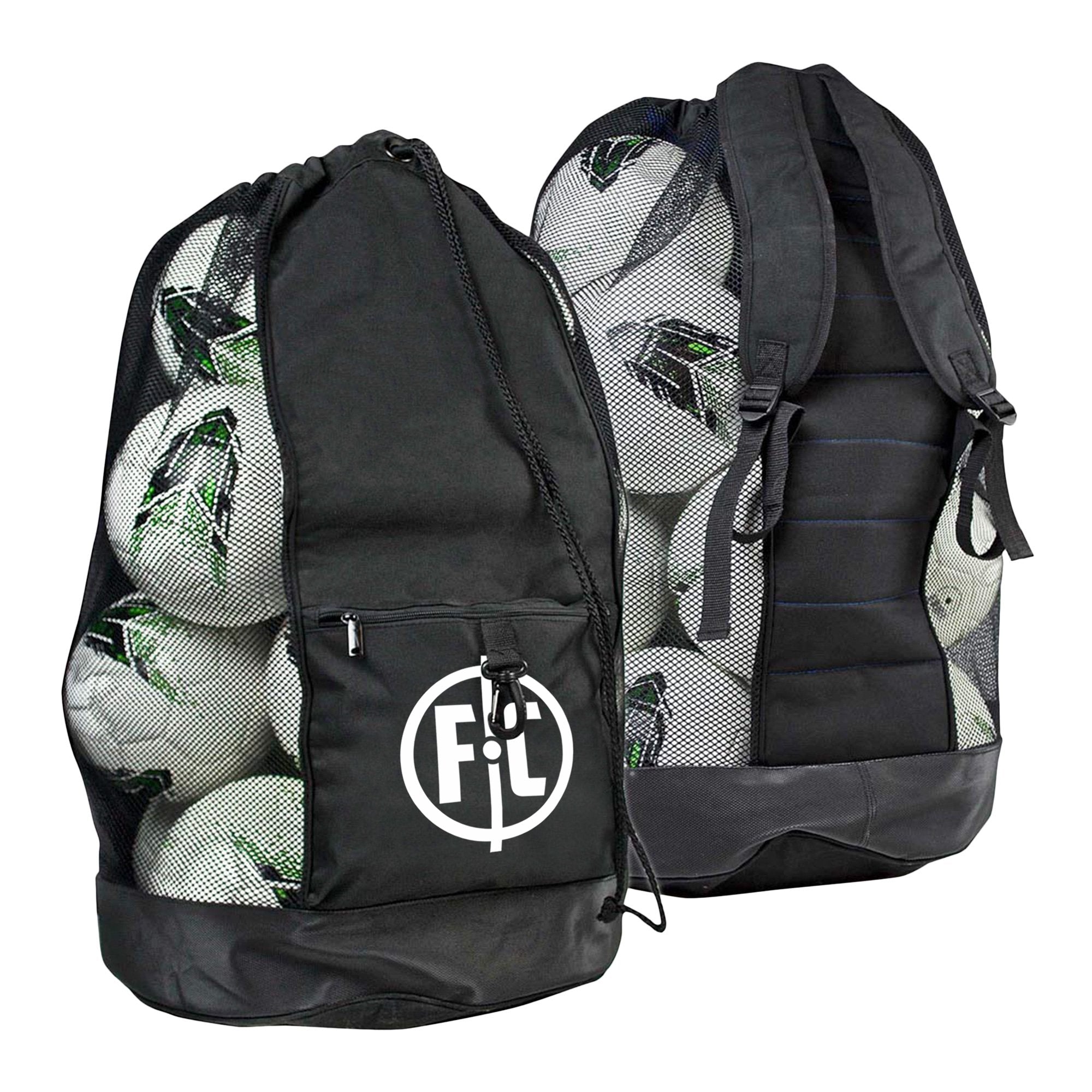FC Heavy Duty Ball Bag - Durable Sports Equipment for Baseball, Softball & Soccer - Perfect for Training, Practice & Game Day Use