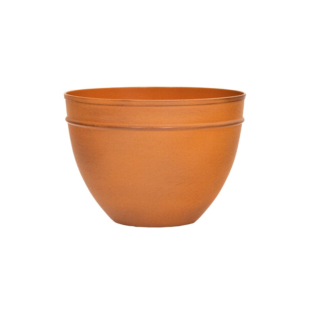 SOLARIA Lina Plant Pots - Modern Indoor Outdoor Flower Pots with Drainage, Ceramic Planter for Succulents, Herbs, Small Plants - Perfect for Home Decor, Garden, Balcony & Office Spaces