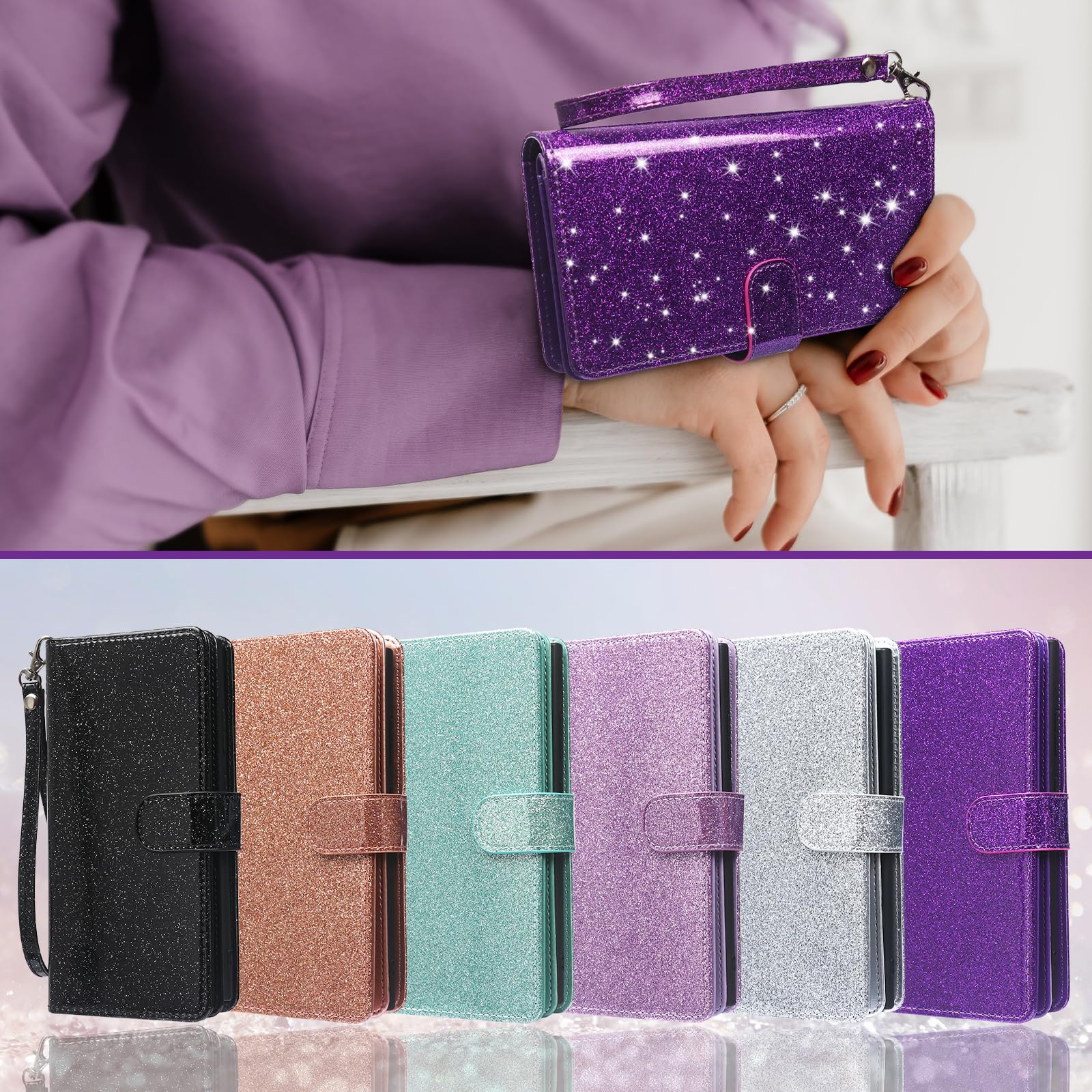 Magnetic Detachable Wallet Case for iPhone 13 Pro Max (6.7