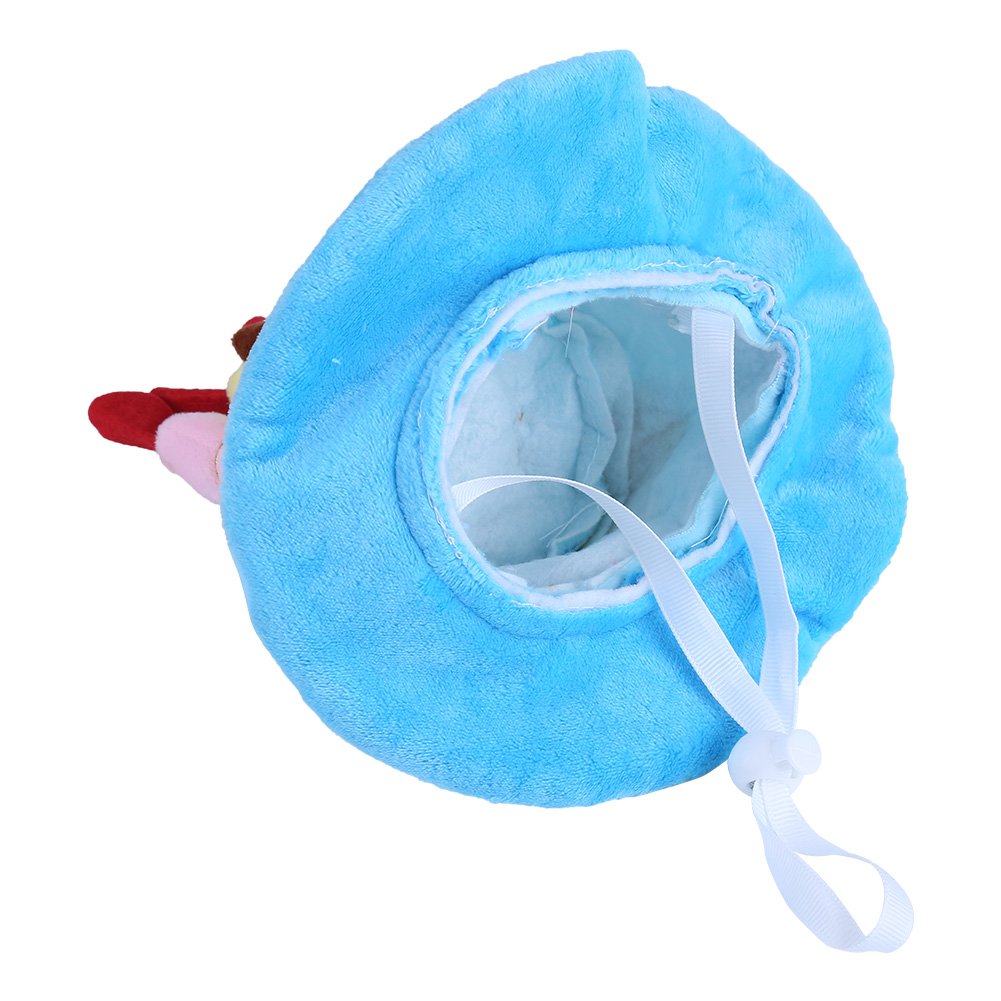 Fdit Pet Birthday Party Hat for Dogs & Cats - Colorful Candles Dog Cat Party Hat with Cake, Small Animal Costume Accessory (Blue) | Perfect for Birthday Celebrations & Photo Shoots