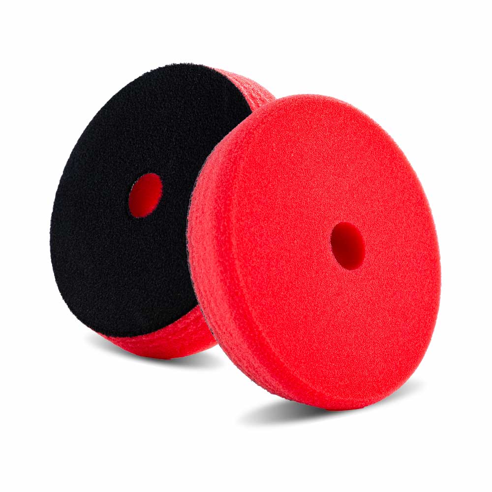 Force Hybrid Red Foam Waxing Pad - Professional Car Detailing & Polishing Kit for Auto Paint Correction, Ceramic Coating & Wax Application - Perfect for DIY Car Enthusiasts & Detailing Professionals