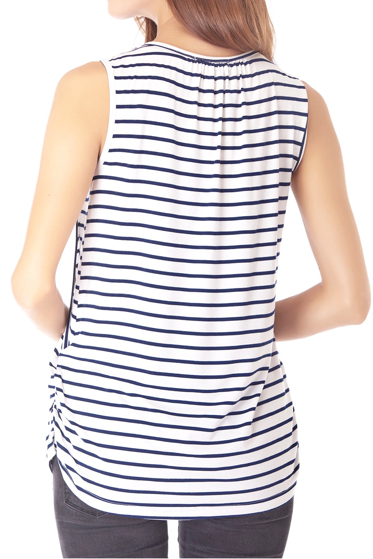 Smallshow Women's Maternity Nursing Tank Top - Soft Sleeveless Breastfeeding Shirt for Nursing Mothers | Perfect for Everyday Wear, Nursing at Home & Comfortable Maternity Outfits