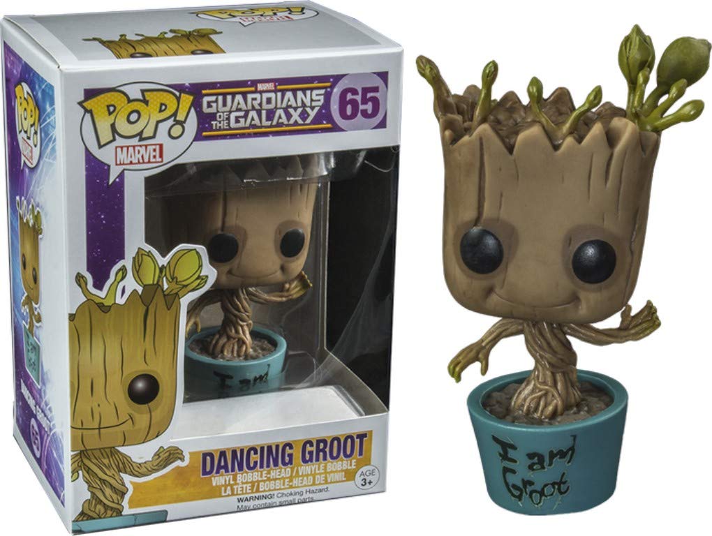 Funko Pop! Vinyl Figure: Guardians of The Galaxy Dancing Groot (I Am Groot) - Collectible Marvel Movie Merchandise for Home Decor, Office Display & Gift for Fans