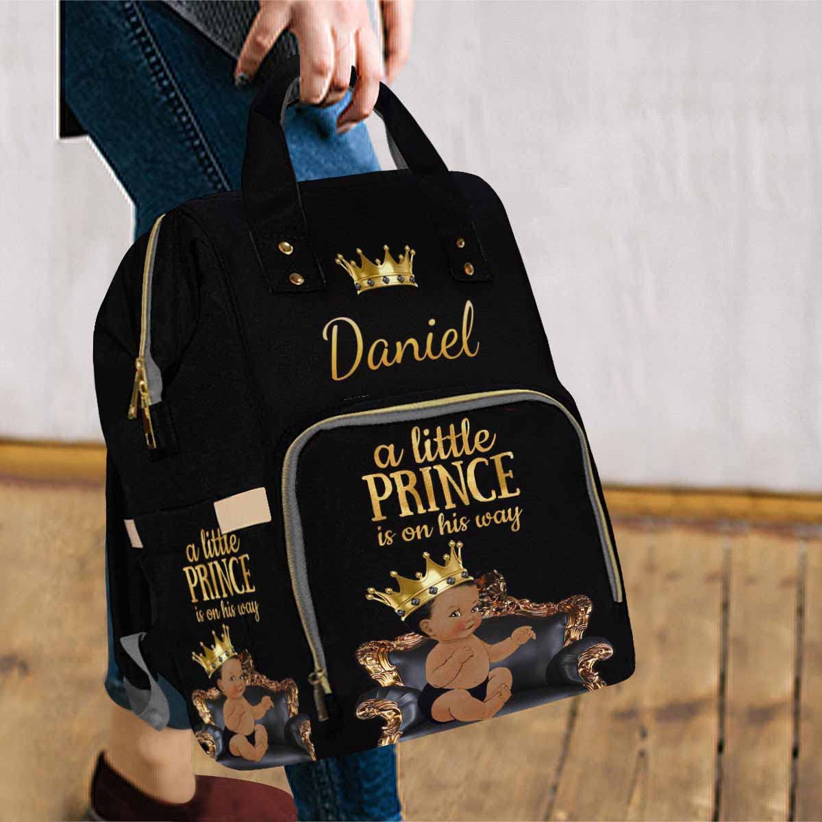 Custom Personalized Diaper Backpack - Unisex Baby Changing Bag for Travel, Hiking & Camping | Stylish & Functional Diapering Daypack for Parents | Perfect for Outings, Work & Everyday Use
