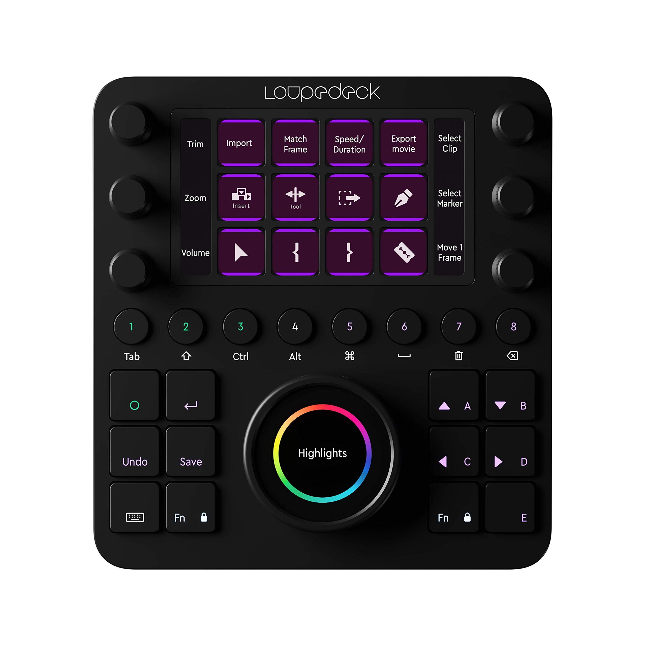 Loupedeck Creative Tool - Professional Custom Editing Console for Photo, Video, Music & Design | Perfect for Adobe Photoshop, Premiere Pro & Lightroom Editing Workflows
