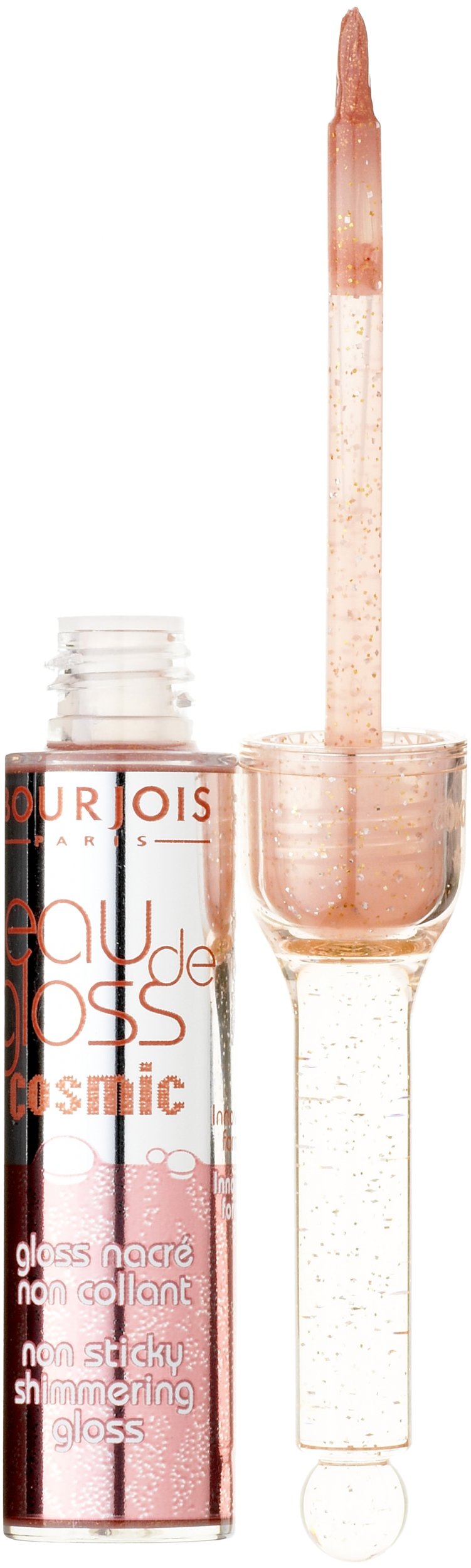 Bourjois Eau de Gloss Lip Gloss - Shade 22 Rose | Hydrating & Shiny Lip Gloss for Everyday Wear, Date Night & Special Occasions