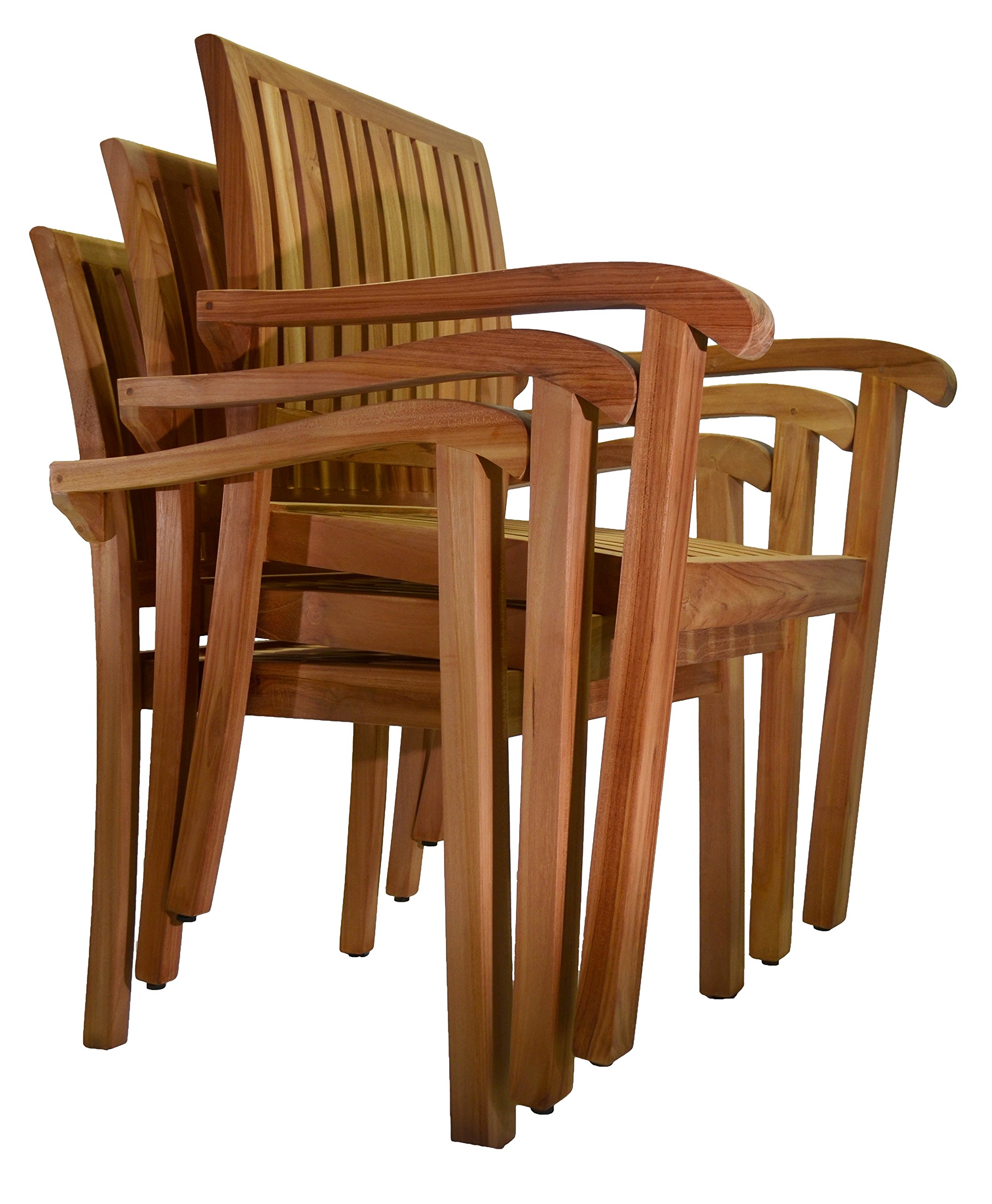 Premium 9-Piece Outdoor Patio Teak Dining Set - 71