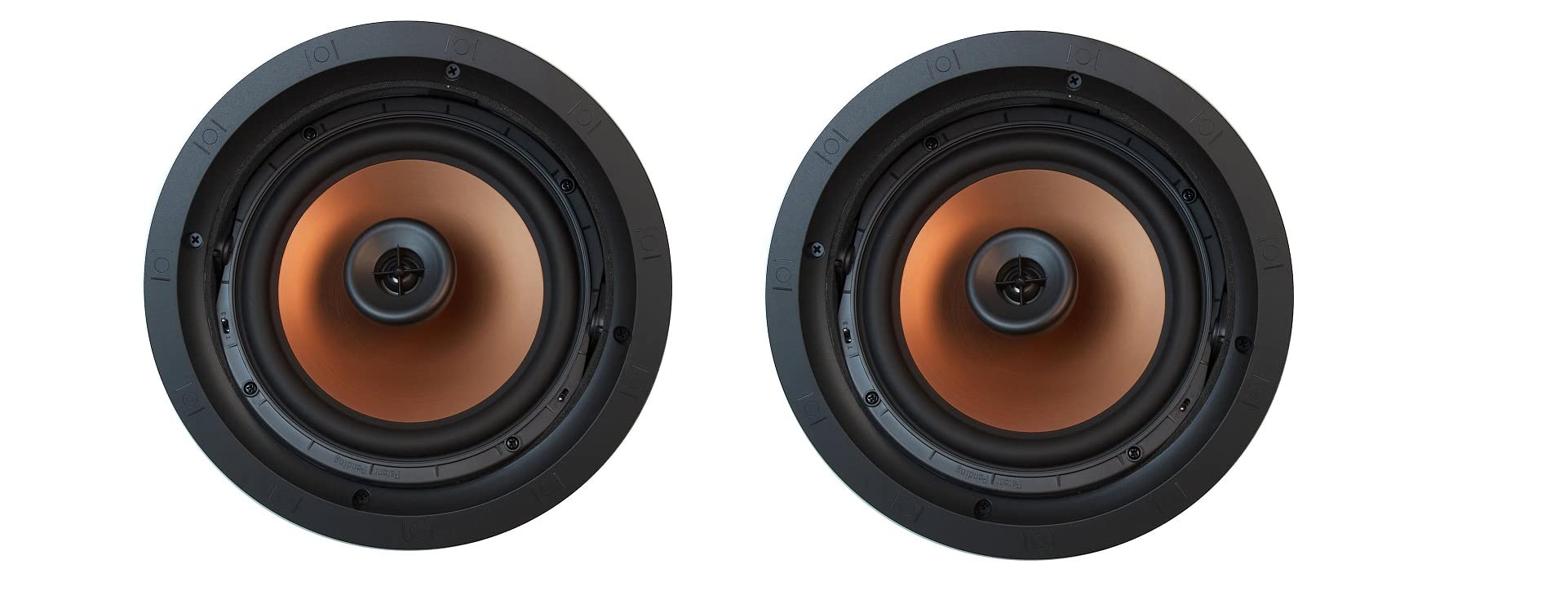 Klipsch CDT-5800-C II In-Ceiling Speaker Pair - High Performance Home Theater & Surround Sound System for Living Room, Bedroom, and Office
