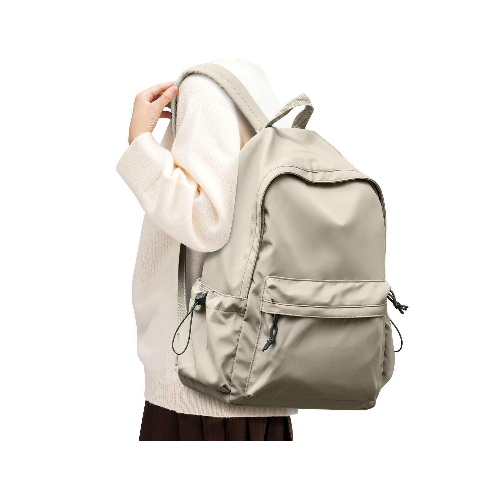 Stylish Green School Backpack for Women & Teens - Lightweight College Bookbag for Students, Durable Daypack for Boys & Girls - Perfect for School, Travel, and Daily Commute