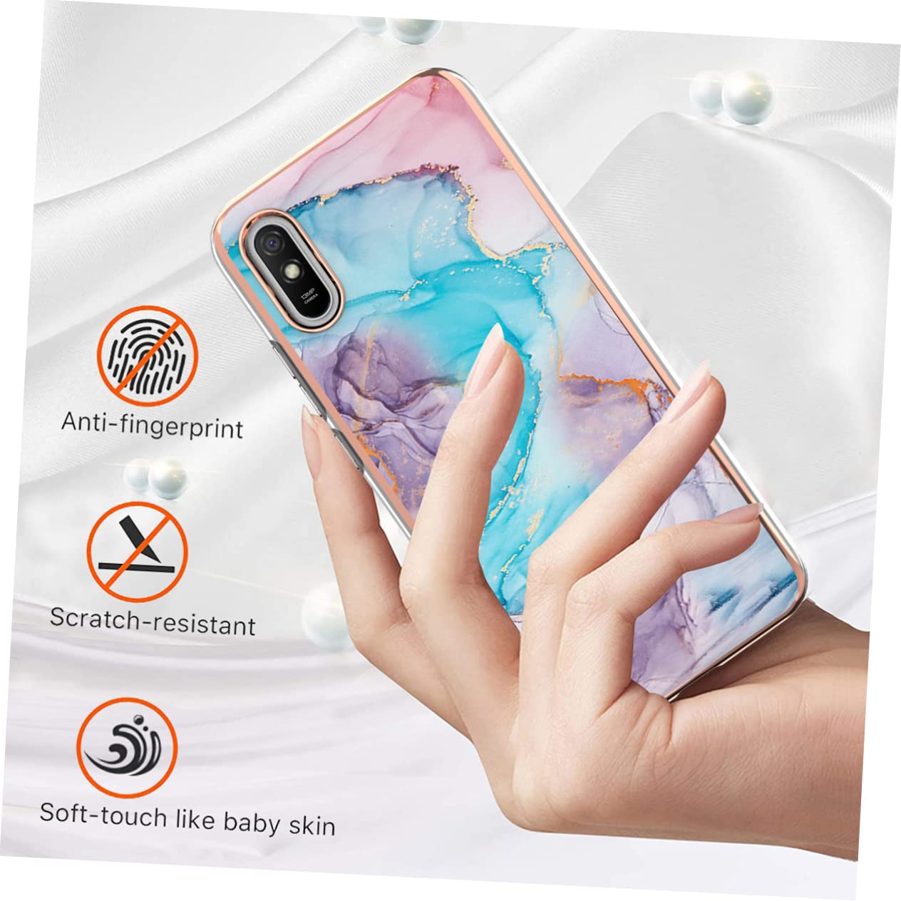 Homoyoyo Flower Design Shockproof Phone Case - Anti-Slip Protective Cover for iPhone & Android (Perfect for Outdoor Activities, Travel & Daily Use)