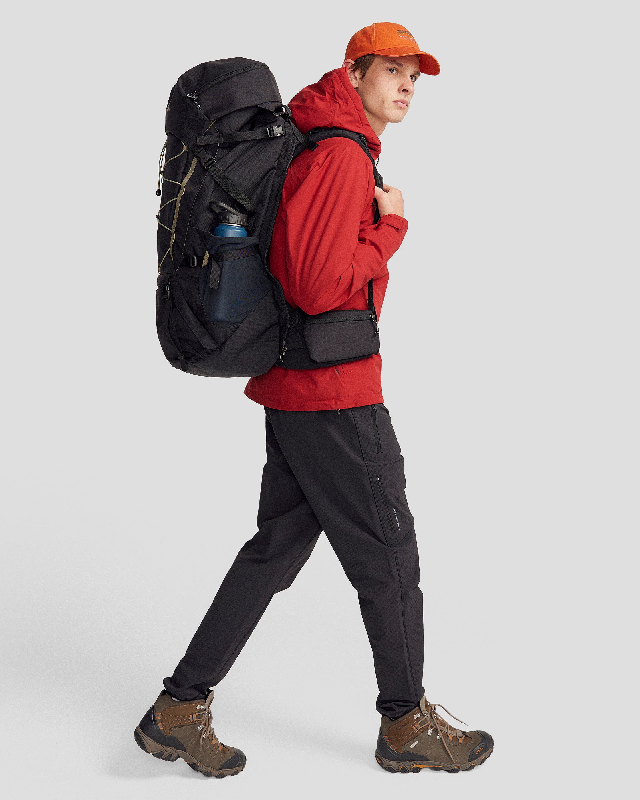 65L Black Stingray Tactical Backpack - Waterproof Hiking & Travel Backpack for Outdoor Adventures, Camping & Military Use