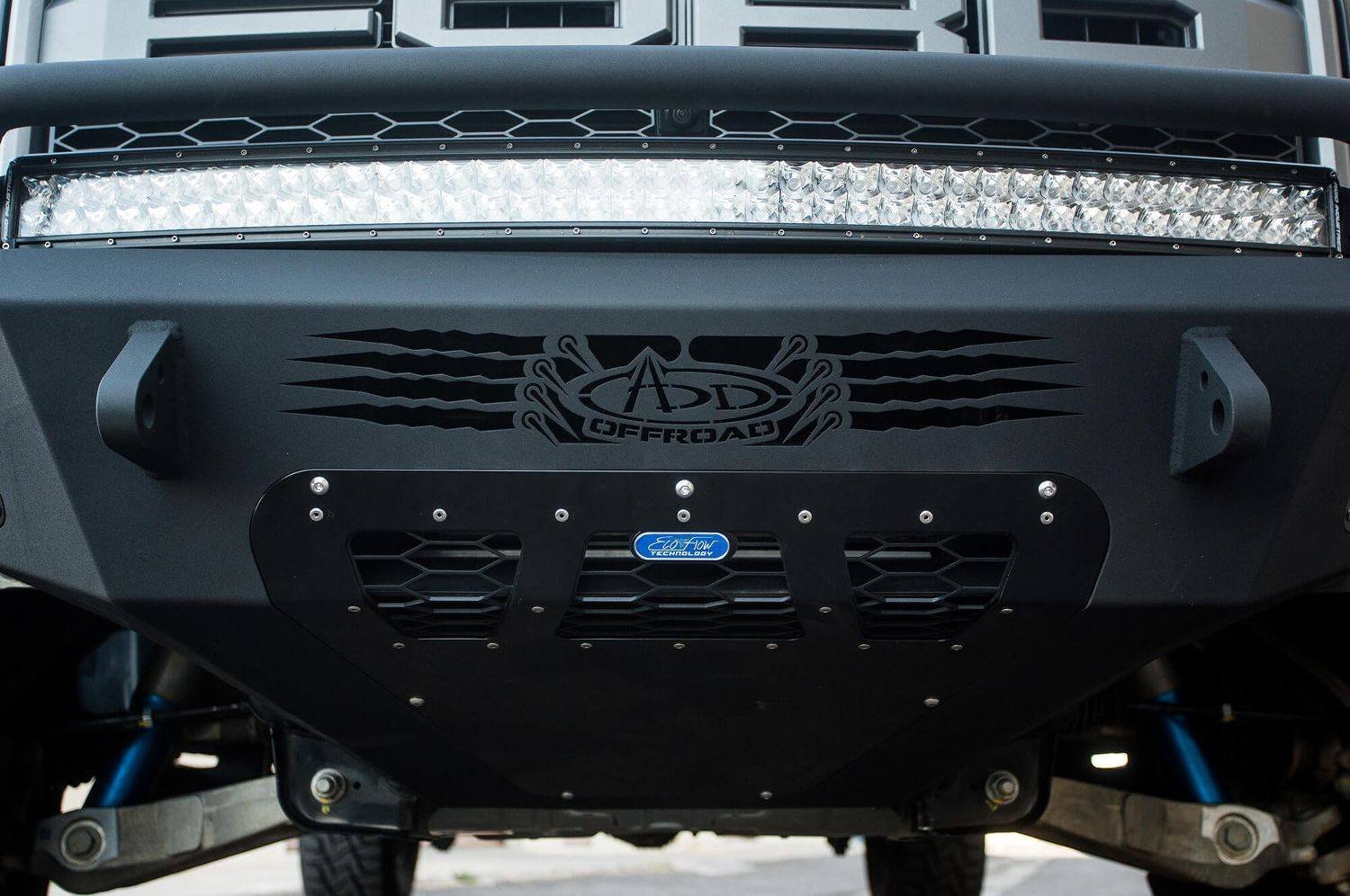 2017-2020 Ford F150 Raptor Honeybadger Front Bumper with EcoBoost Venting & 40
