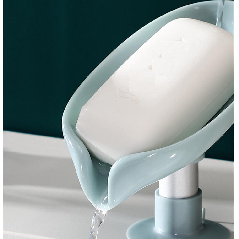 2-Pack Non-Perforated Soap Dishes - Durable Bathroom Soap Holder for Shower, Sink, and Balcony | Keeps Countertops Dry & Organized