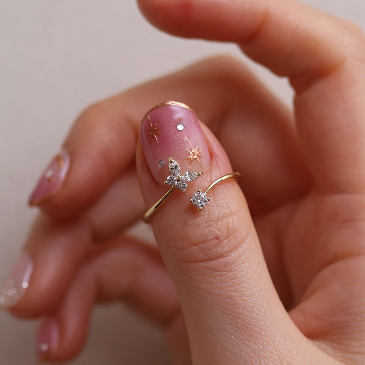 Butterfly Cubic Ring - Elegant Sterling Silver Jewelry for Women, Unique Gift for Her | Perfect for Valentine's Day, Anniversary & Special Occasions