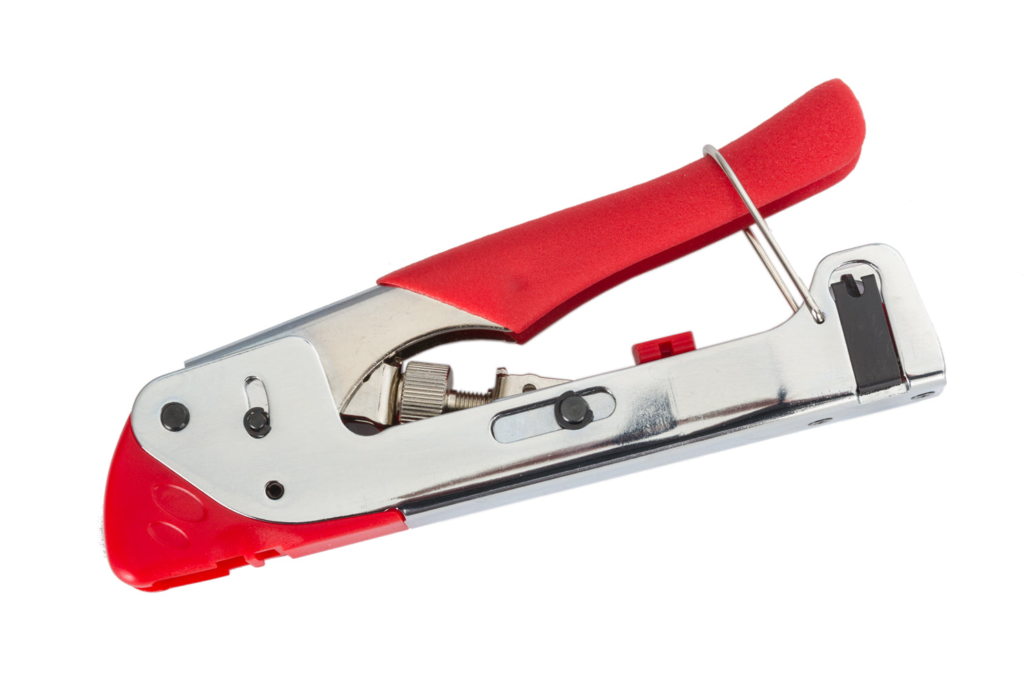 Universal Crimp Tool for BNC Connectors - GET CS00 | Professional Coaxial Cable Crimping | Perfect for CCTV, Security Systems & Network Installations