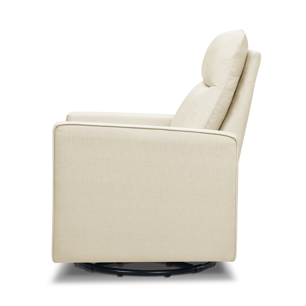 DaVinci Gabby Pillowback Swivel Glider Recliner Chair - Modern Nursery Gliding Rocker for Breastfeeding & Nursery Room - Perfect for Nursing, Reading & Relaxing in Baby's Room