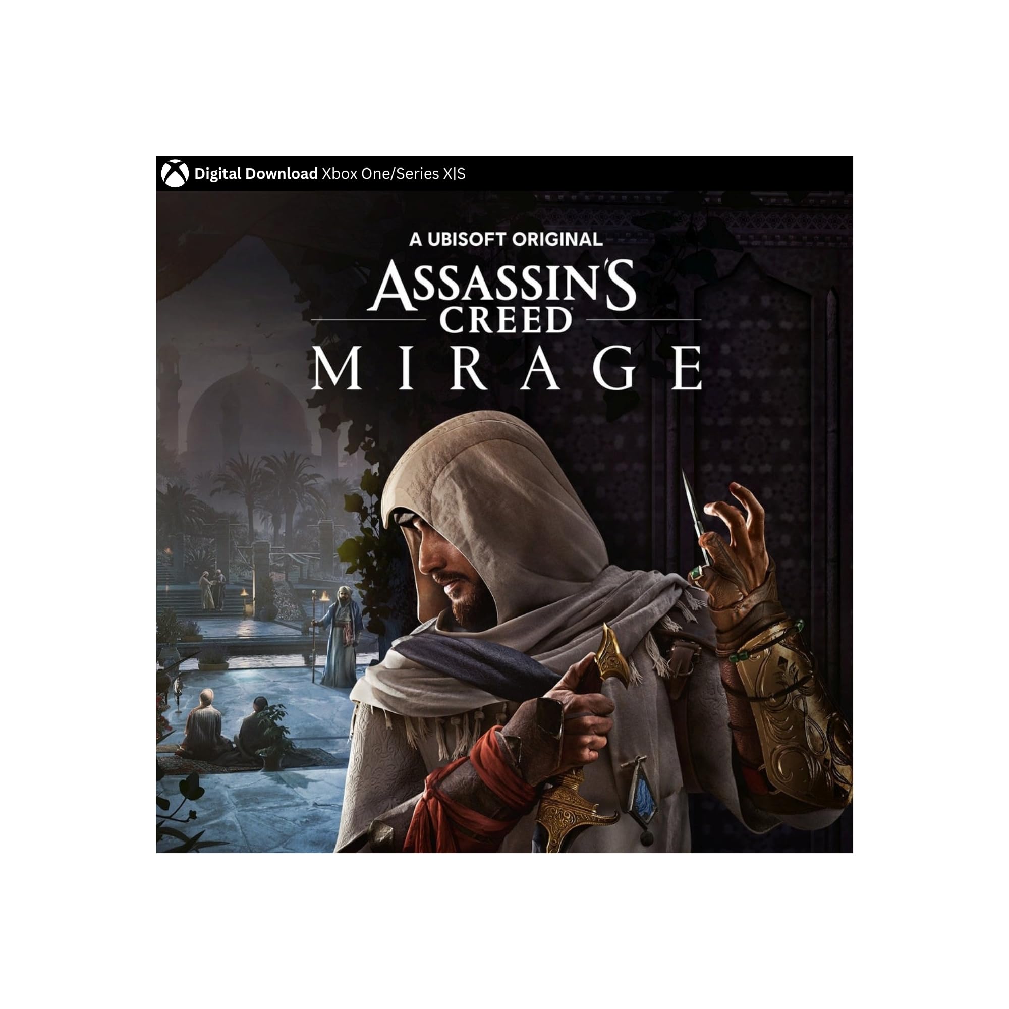 Buy Assassin's Creed Mirage Standard Edition - Xbox One & Series X|S Digital Download Code | Action-Adventure Game for Stealth & Parkour Fans | Perfect for Open-World Gaming & Historical Exploration