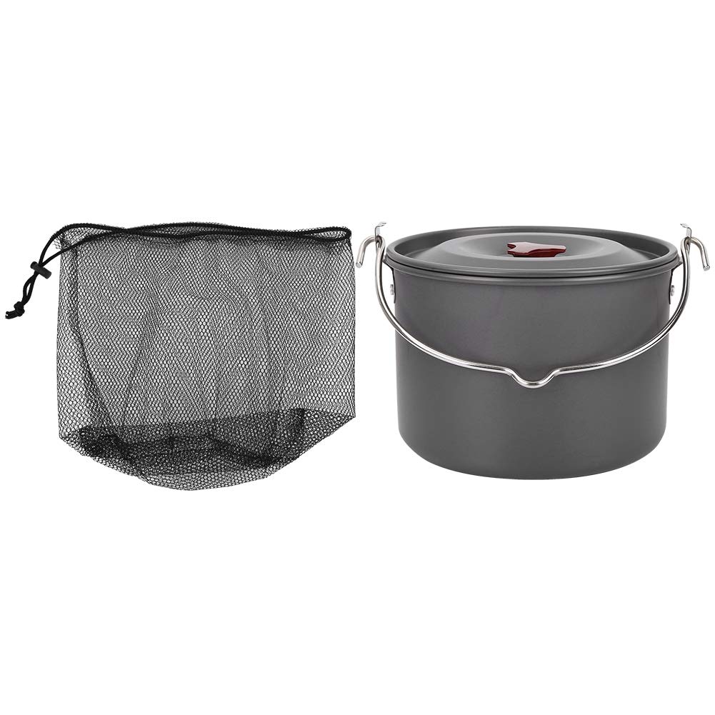 **Best Hanging Pot for Camping & Hiking - Lightweight Single Soup Cooking Pot - Perfect for Outdoor Adventures & Backpacking Meals**
