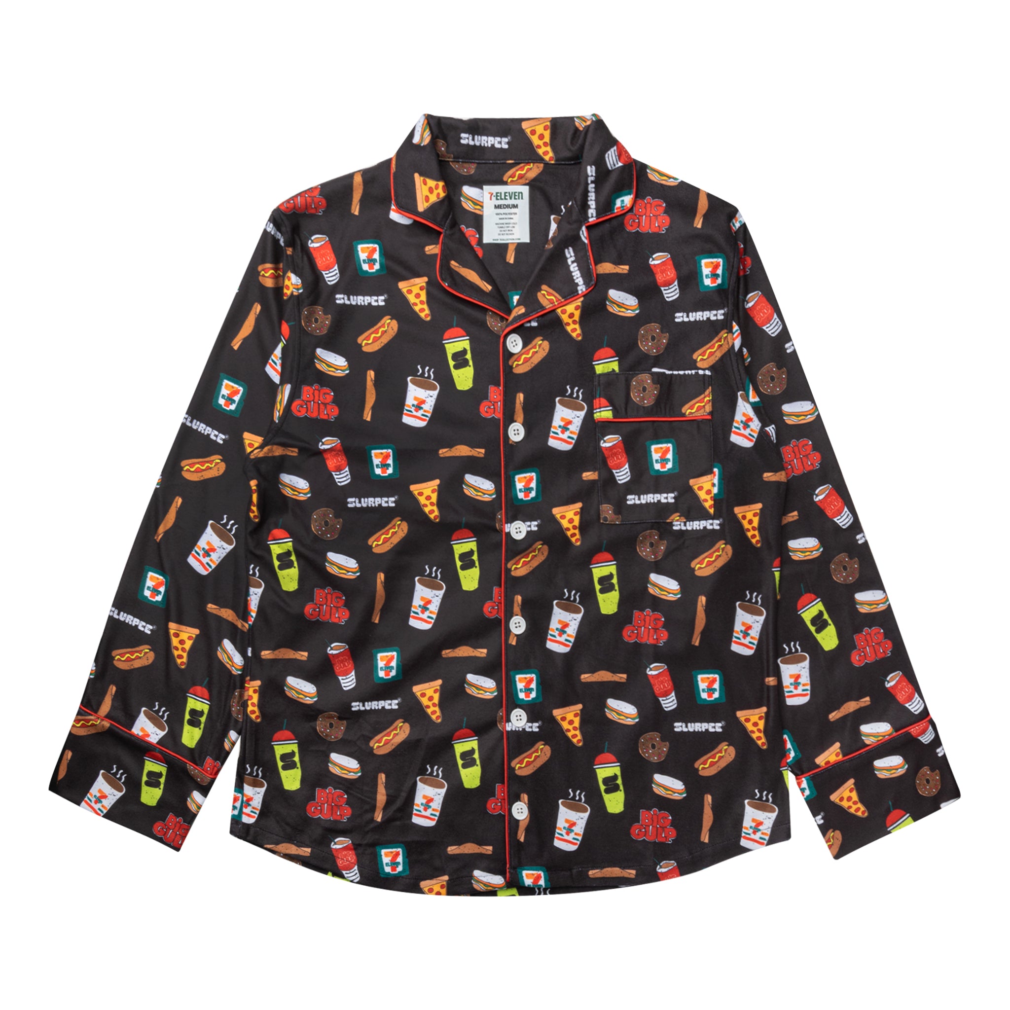 7 Eleven® Icons Pajama Top for Women - Comfortable Sleepwear & Lounge Wear - Perfect for Home Relaxation, Sleepovers, and Cozy Nights
