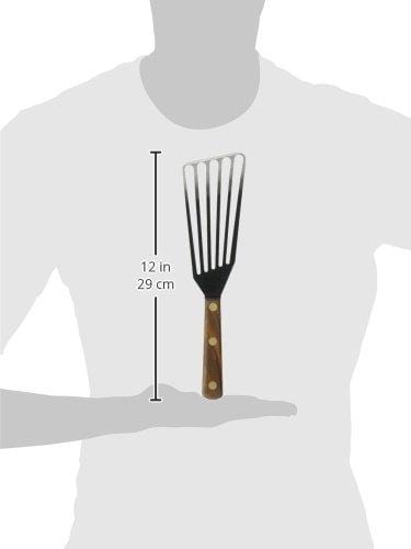 Lamson Walnut Left-Handed Turner - High-Quality Kitchen Utensil for Left-Handed Chefs - Perfect for Baking, Cooking & Food Preparation
