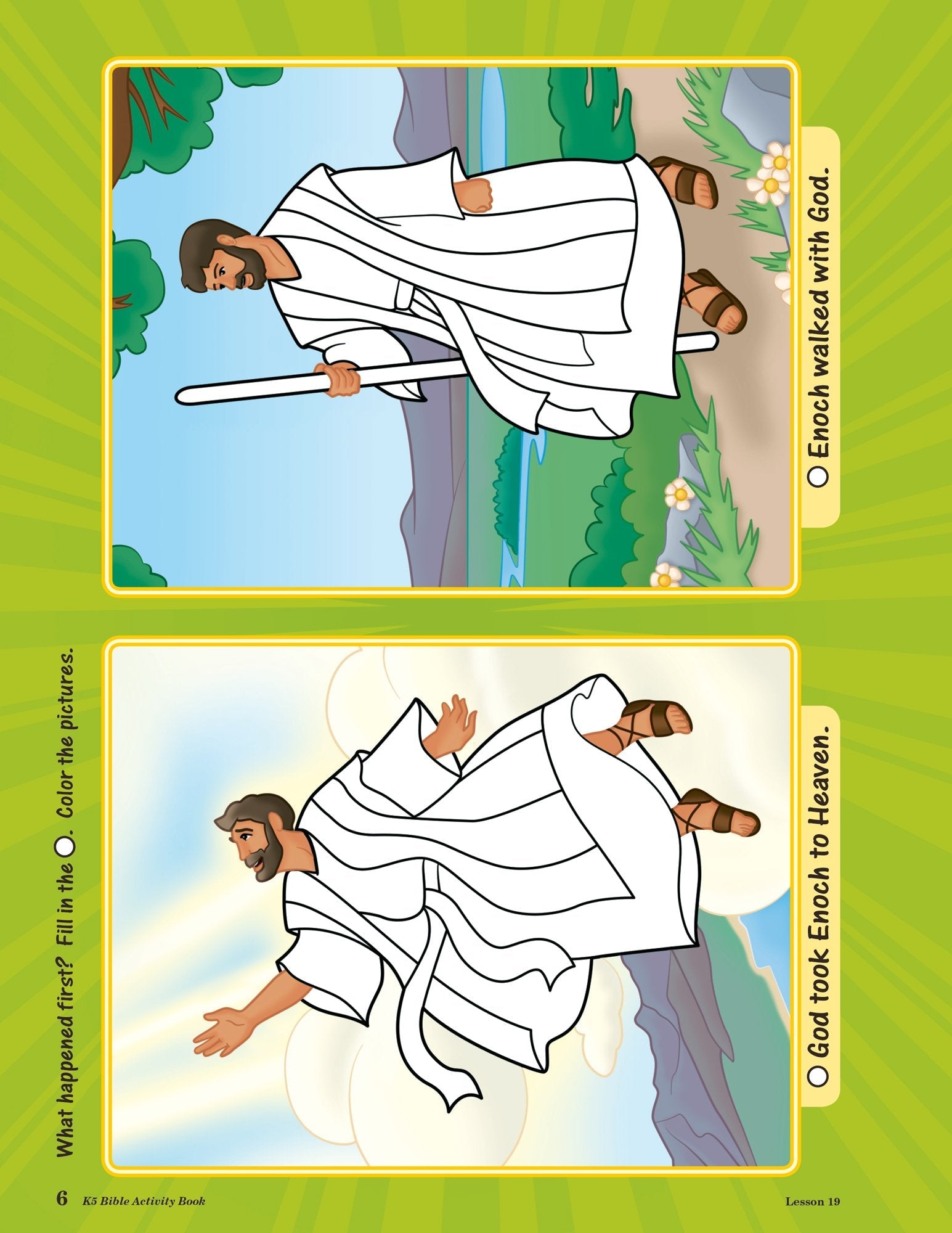 K5 Bible Activity Book - Abeka Bible Coloring & Activity Book for Kids | Fun Christian Learning & Sunday School Activities