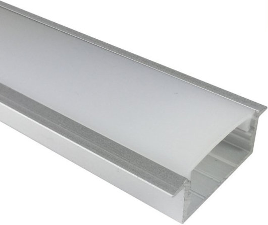 U03 10x30mm Silver U-Shape LED Aluminum Channel System - Premium Aluminum Profile for Home, Office & Commercial Lighting