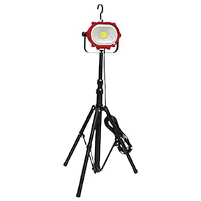 35W COB LED Work Light with Adjustable Stand - Portable Workshop Lighting for Construction, Garage, and Outdoor Projects