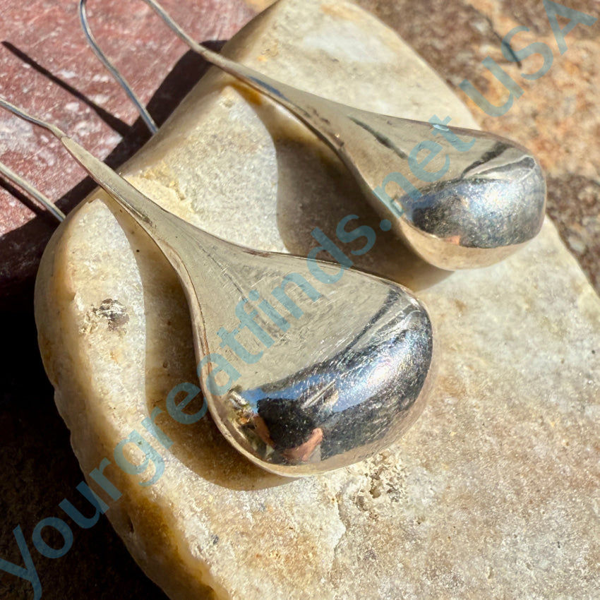 925 Sterling Silver Teardrop Pierced Earrings for Women - Hypoallergenic Dangle Drop Earrings for Everyday Wear & Special Occasions