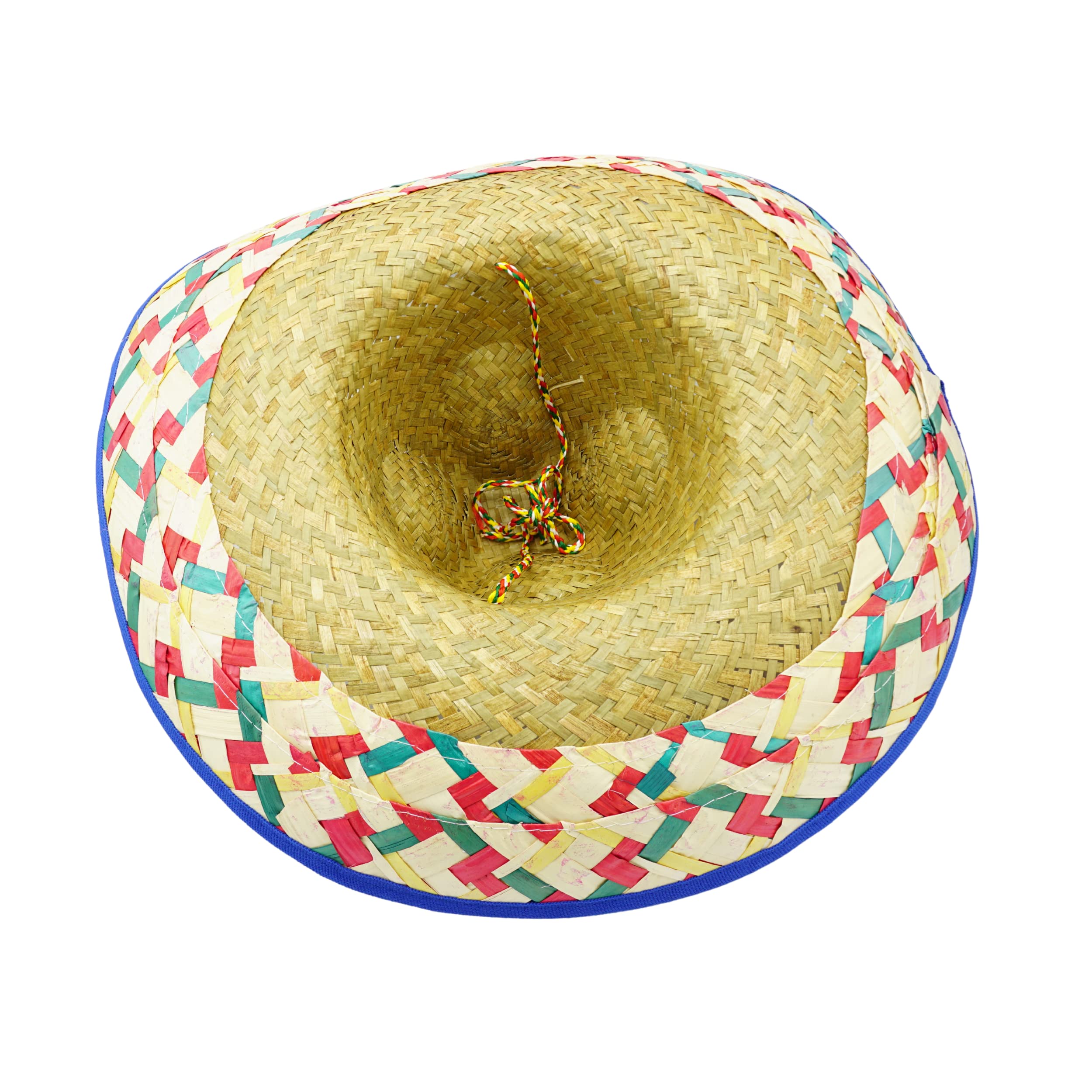 4E's Novelty 4-Pack Adult Sombrero Hats with Chinstrap - Bulk Mexican Party Hats for Men & Women - Perfect for Cinco de Mayo, Fiesta, Themed Parties & Costume Accessories - Great for Halloween, Mexican Celebrations & Photo Booths