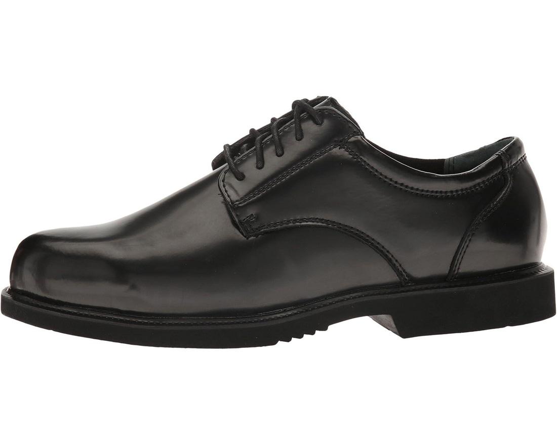 Premium Black Leather Oxford Shoes for Men - Polished & Shineable - Perfect for Business, Formal & Office Wear