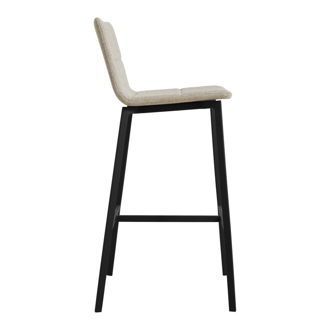 Between Us Bar Stool - Modern Counter Height Swivel Bar Chair with Backrest - Perfect for Kitchen Islands, Home Bars, and Game Rooms